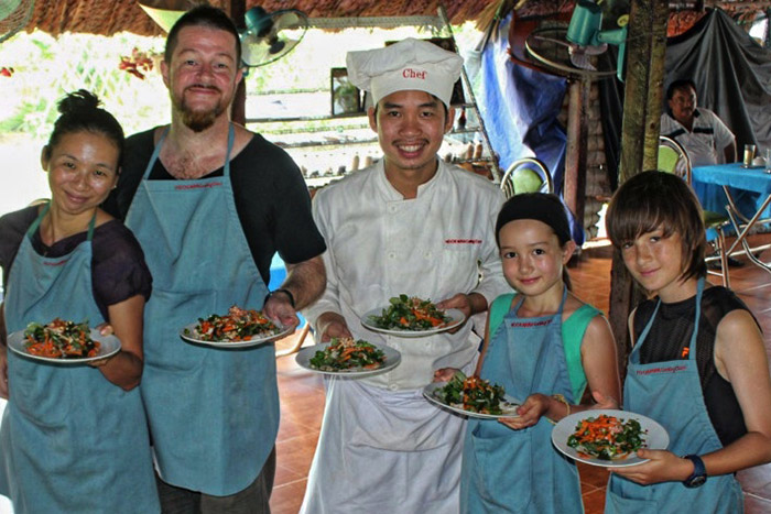 vietnam family vacation, vietnam family trip, cooking class